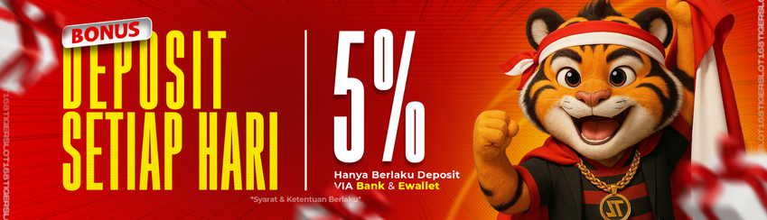 BONUS DEPOSIT HARIAN 5%