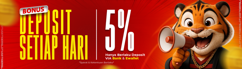 BONUS DEPOSIT HARIAN 5%