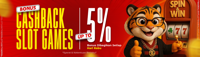 BONUS CASHBACK SLOT UP TO 5%